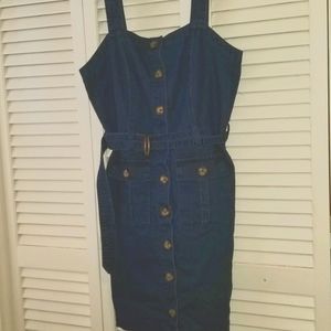 Denim dress